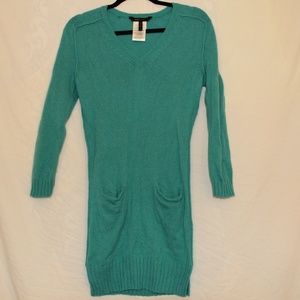NWOT BCBGMaxAzria Sweater Dress Wool & Yak's Fur